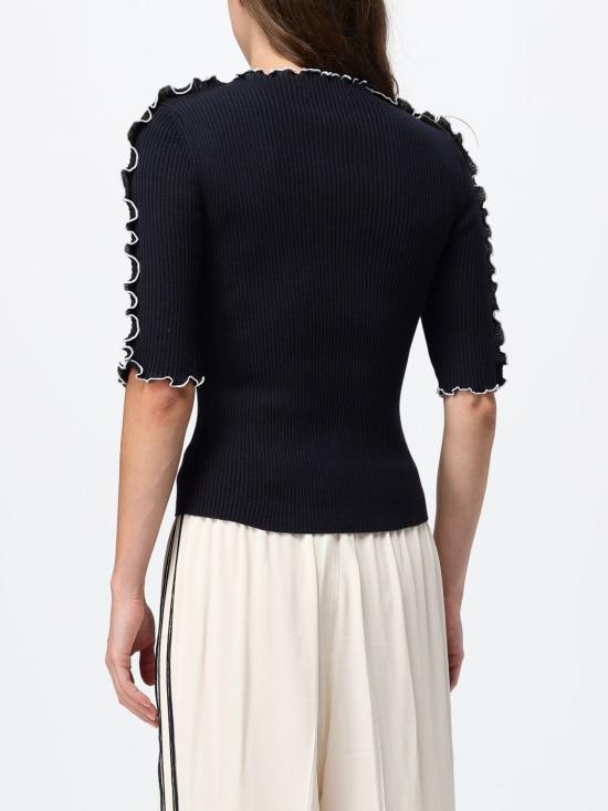 26FW 파비아나 필리피 스웨터 MAD216F076M253 BLU NOTTE RAFIA Blue - FABIANA FILIPPI
