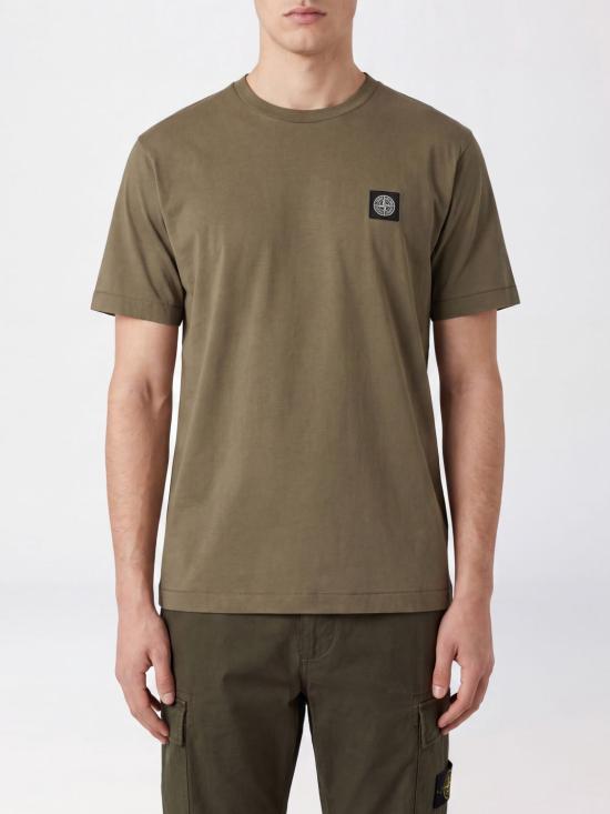 26FW 스톤 아일랜드 반팔 티셔츠 2100027S0013 V005G Military