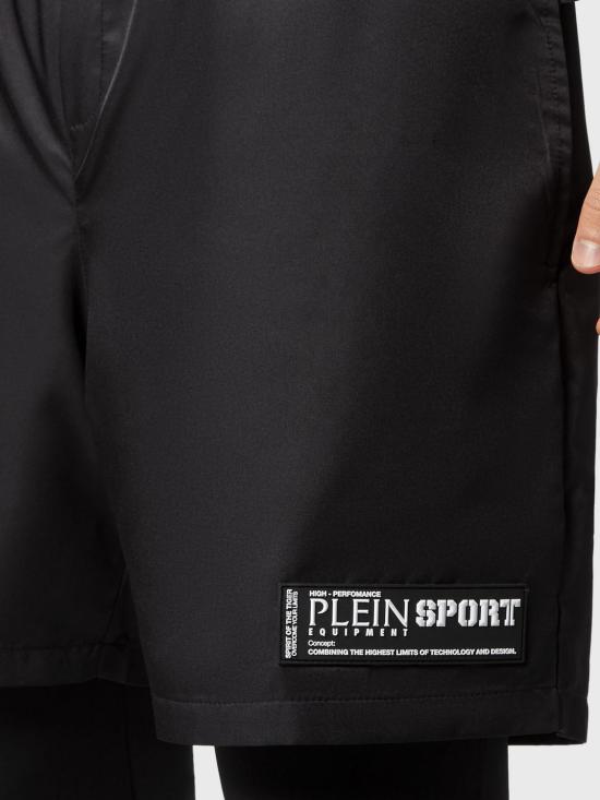26SS 플레인스포츠 숏팬츠 FACCMJT2139STE003N 02 Black - PLEIN SPORT