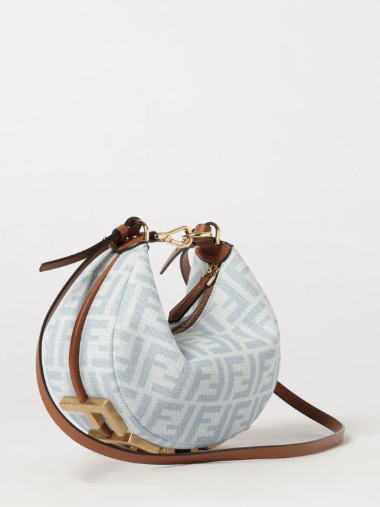 26FW 펜디 펜디그래피 미니 백 8BS081AY6Q F1X1W Blue - FENDI