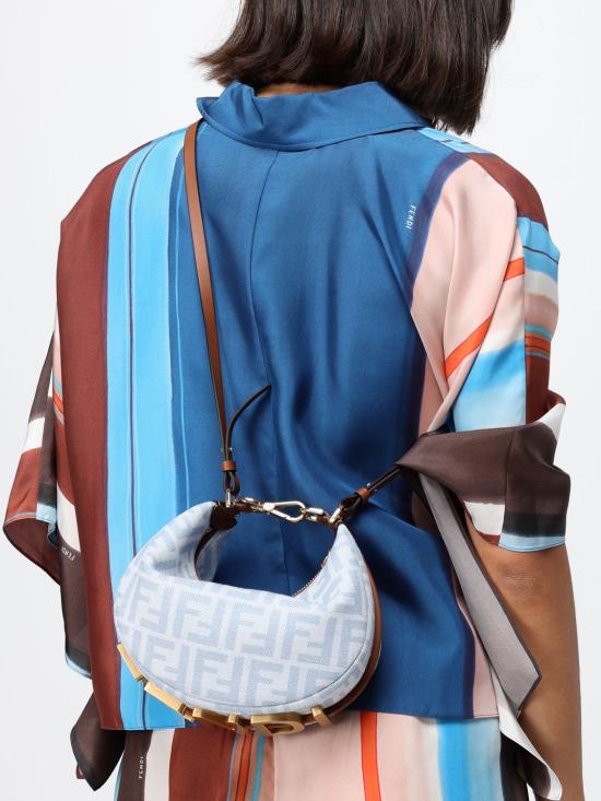 26FW 펜디 펜디그래피 미니 백 8BS081AY6Q F1X1W Blue - FENDI