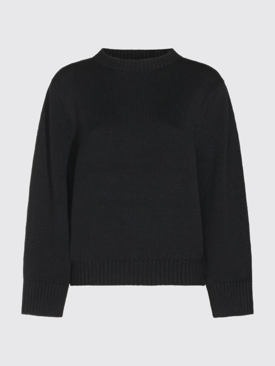 26FW 토템 스웨터 263WRT0851YA0294 001 Black - TOTEME