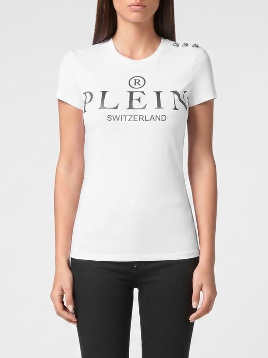 26SS 필립 플레인 반팔 티셔츠 UADCWTK3552PJY002N 01 White