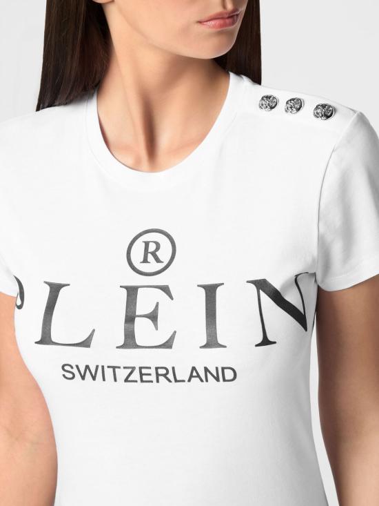 26SS 필립 플레인 반팔 티셔츠 UADCWTK3552PJY002N 01 White - PHILIPP PLEIN