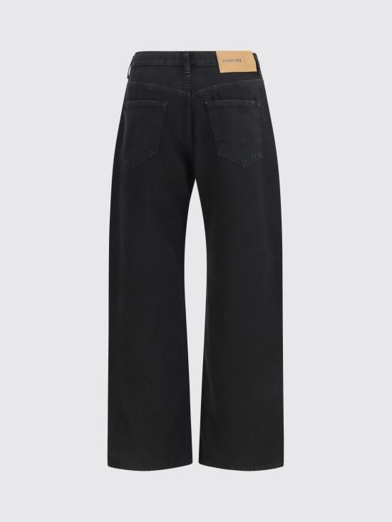 26FW 하이쿠레 데님 팬츠 HEW03368GF139PPT T0002 Black - HAIKURE