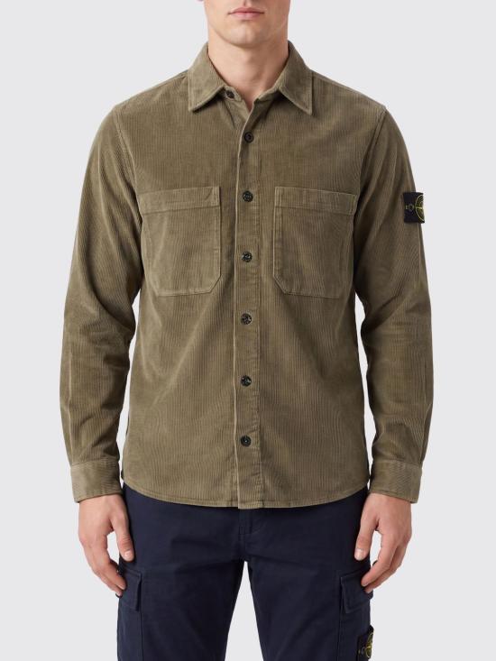 26FW 스톤 아일랜드 긴팔 셔츠 1200042S0144 V005G Military
