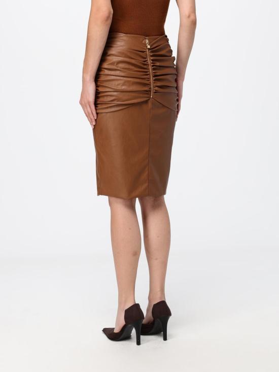 26FW 엘리자베타프랜치 미디 스커트 GO21966E2 FK3 Brown - ELISABETTA FRANCHI