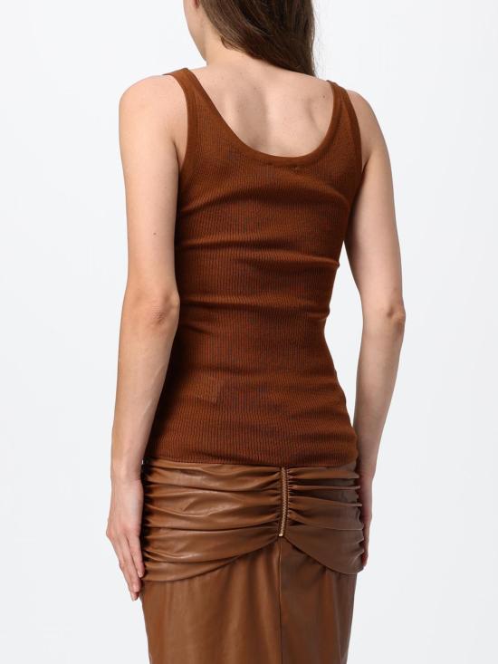 26FW 엘리자베타프랜치 탑 TK03B66E2 FQ4 Brown - ELISABETTA FRANCHI