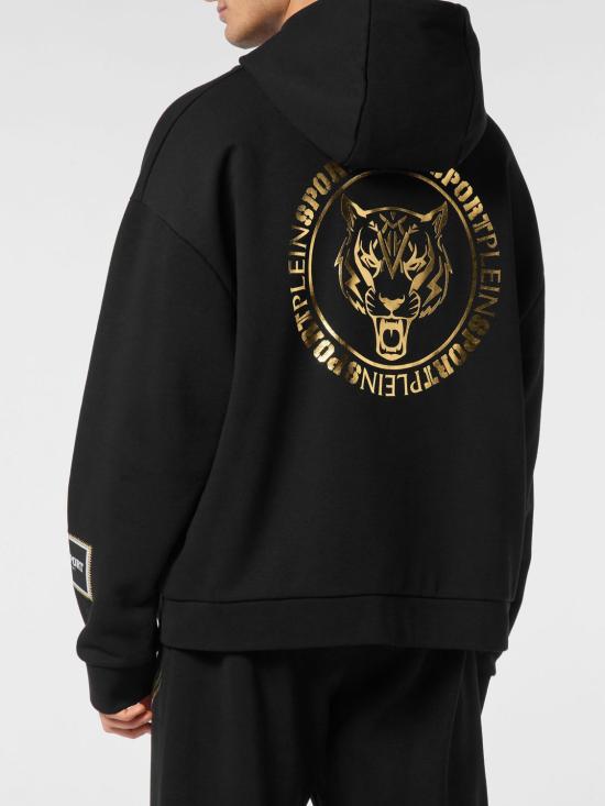 26SS 플레인스포츠 후드 티셔츠 PAECMJB3703STE003N 0294 Black - PLEIN SPORT