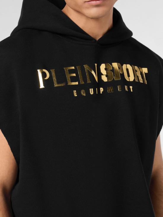 26SS 플레인스포츠 후드 티셔츠 PAECMJC0110STE001N 0294 Black - PLEIN SPORT