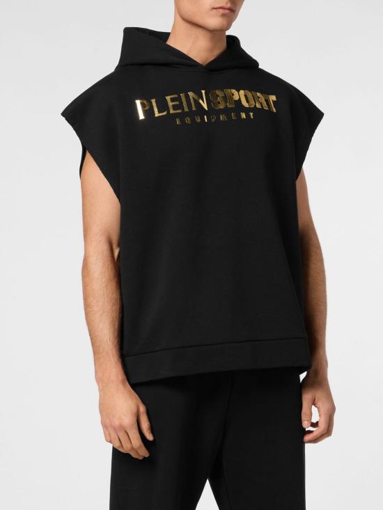 26SS 플레인스포츠 후드 티셔츠 PAECMJC0110STE001N 0294 Black
