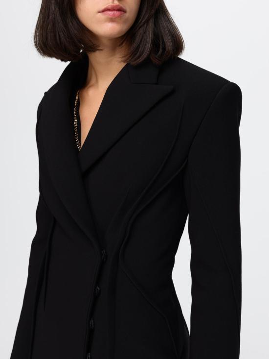 26FW 엘리자베타프랜치 코트 CP00466E2 110 Black - ELISABETTA FRANCHI