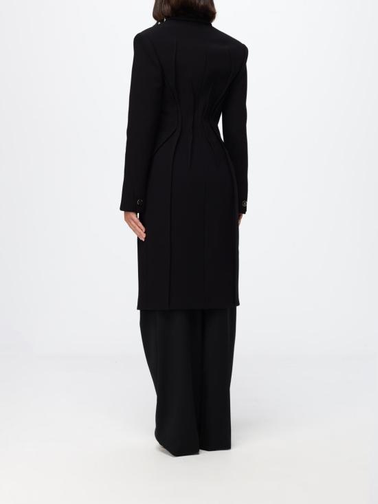 26FW 엘리자베타프랜치 코트 CP00466E2 110 Black - ELISABETTA FRANCHI