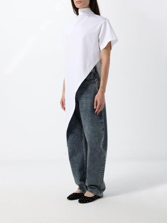 26FW 알라이아 탑 AA9I0033J103D 000 White - ALAIA