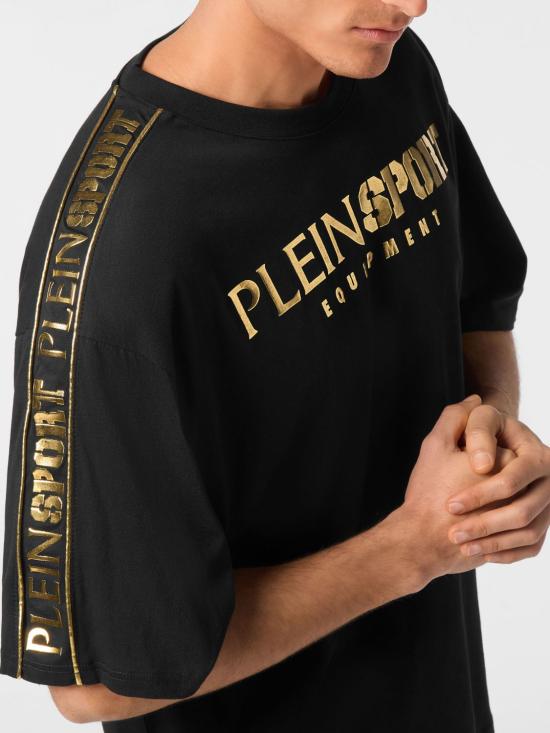 26SS 플레인스포츠 반팔 티셔츠 PAECMTK8315STE001N 0294 Black - PLEIN SPORT