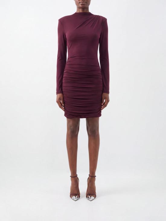 26FW 로테이트 롱 원피스 1161762694 2694 Burgundy