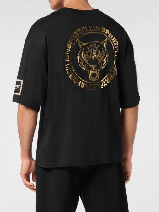 26SS 플레인스포츠 반팔 티셔츠 PAECMTK8316STE001N 0294 Black - PLEIN SPORT