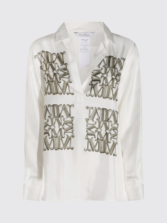 26FW 막스마라 블라우스 2621116051600 002 White 1 - MAX MARA