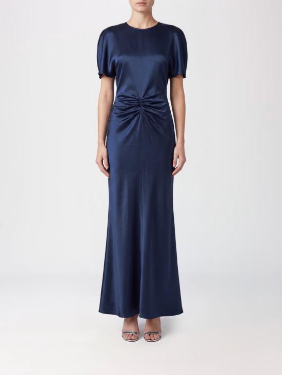 26FW 빅토리아 베컴 롱 원피스 1226WDR007004A 9886 Blue