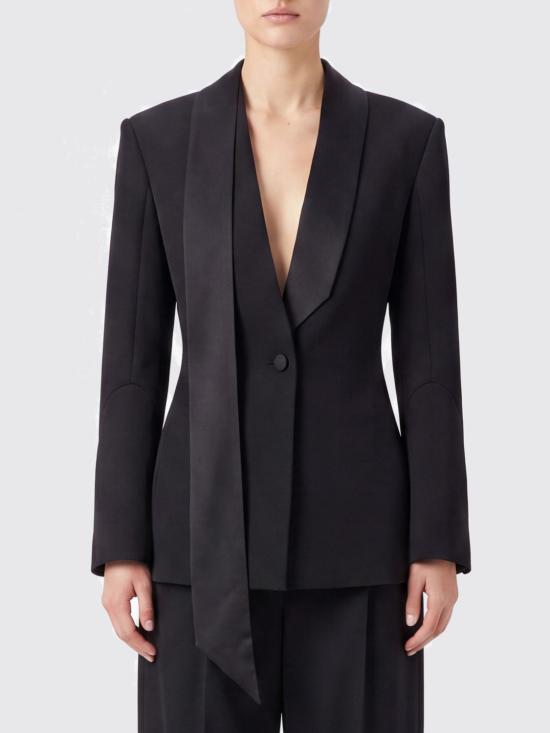 26FW 디 아티코 수트 자켓 261WCG00097WWW065AA 100 Black