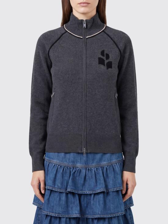 26FW 이자벨마랑에뚜왈 랜야 가디건 랜야 가디건 CA0166FAD1L11E ANBK Charcoal