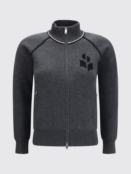 26FW 이자벨마랑에뚜왈 랜야 가디건 랜야 가디건 CA0166FAD1L11E ANBK Charcoal - ISABEL MARANT ETOILE