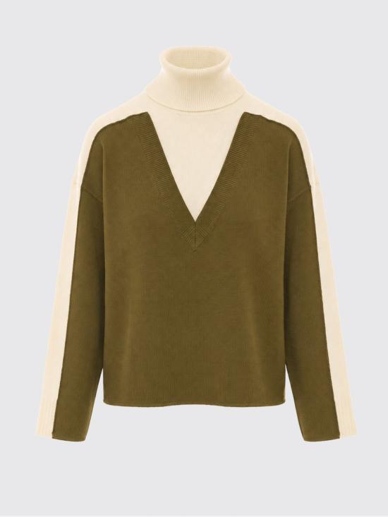 26FW MM6 메종마르지엘라 터틀넥 S52HA0306M13280 962 Green - MM6 MAISON MARGIELA