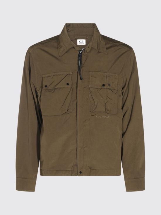 26FW 씨피 컴퍼니 긴팔 셔츠 21CMOS124A110747D 683 Green - C.P. COMPANY