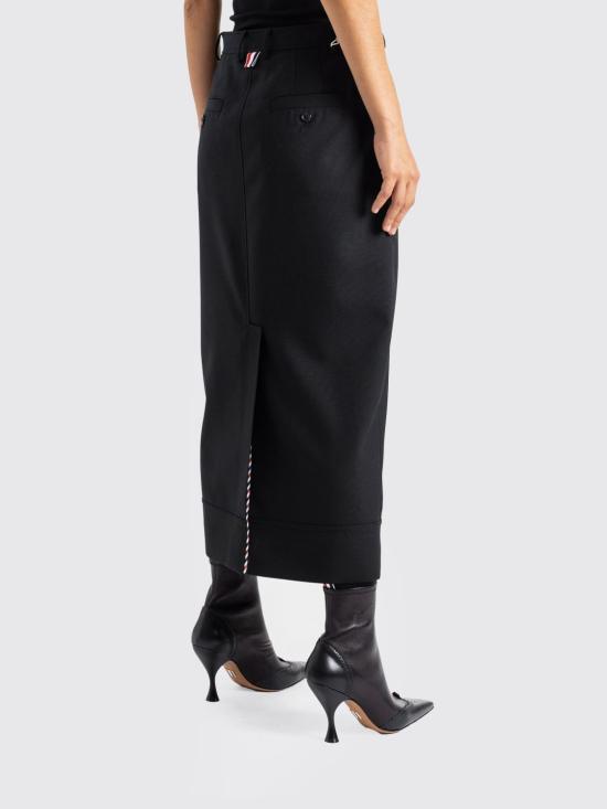 26FW 톰브라운 롱 스커트 FGCA32HF1199 001 Black - THOM BROWNE
