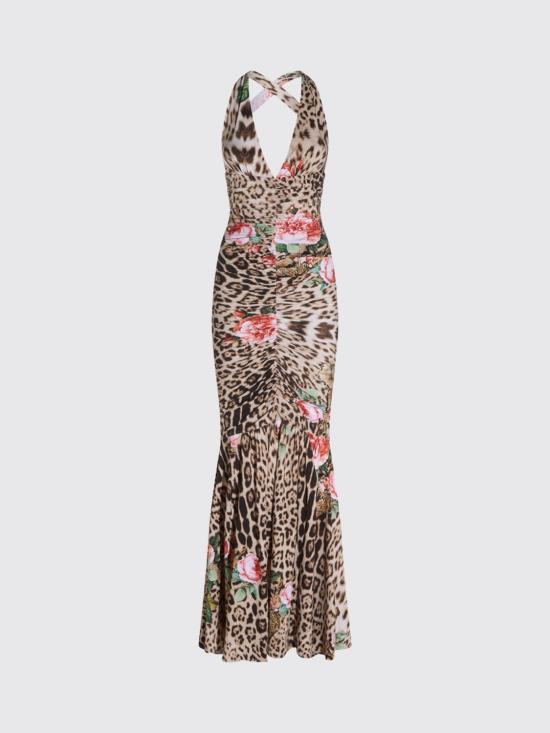 26FW 로베르토 카발리 롱 원피스 XQT124LNT240 0504 Natural - ROBERTO CAVALLI