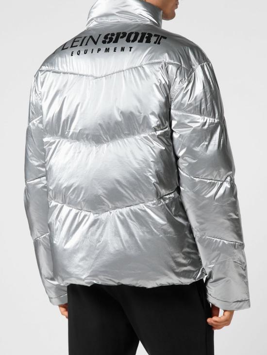 26SS 플레인스포츠 숏패딩 FADCMRB2545SXV005N 70 Silver - PLEIN SPORT