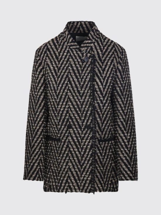 26FW 포르테포르테 코트 15015MYCOAT 8001 Black - FORTE FORTE