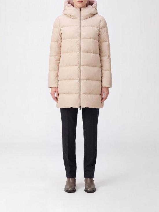 26FW 에르노 아렌델레 & 뉴 레이디 포 퍼 A 셰이프 다운 자켓 PI001948D12414Z 1980 Beige
