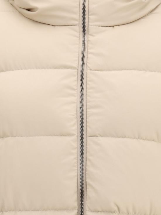 26FW 에르노 아렌델레 & 뉴 레이디 포 퍼 A 셰이프 다운 자켓 PI001948D12414Z 1980 Beige - HERNO