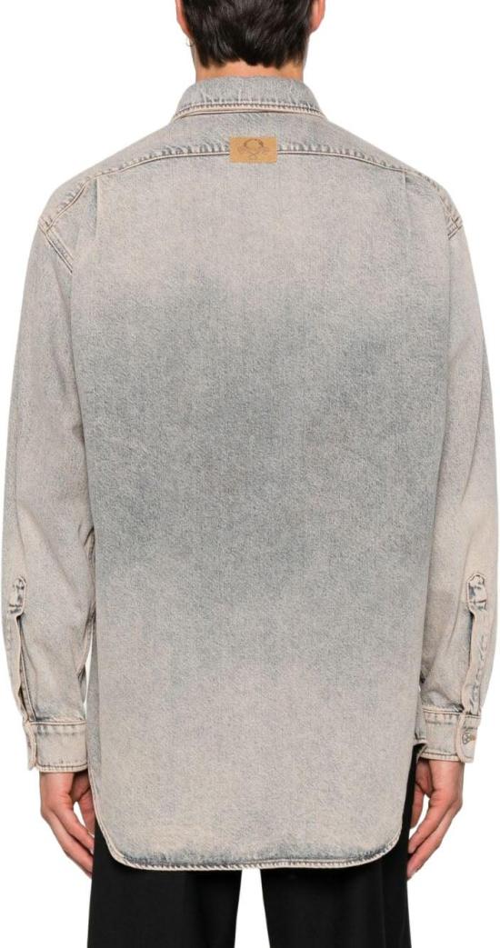 26FW 모스키노 데님 셔츠 A020452370323 LICHTGREY - MOSCHINO