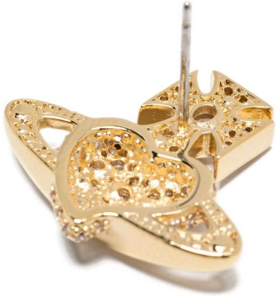 26SS 비비안웨스트우드 아그나타 실버 귀걸이 6201036HR102 GOLD - VIVIENNE WESTWOOD