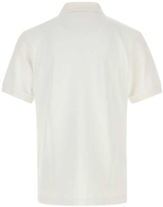 26FW 겐조 시그니처 엠브로이드 슬림 코튼 폴로 셔츠 FG65PO1554PU02 WHITE - KENZO