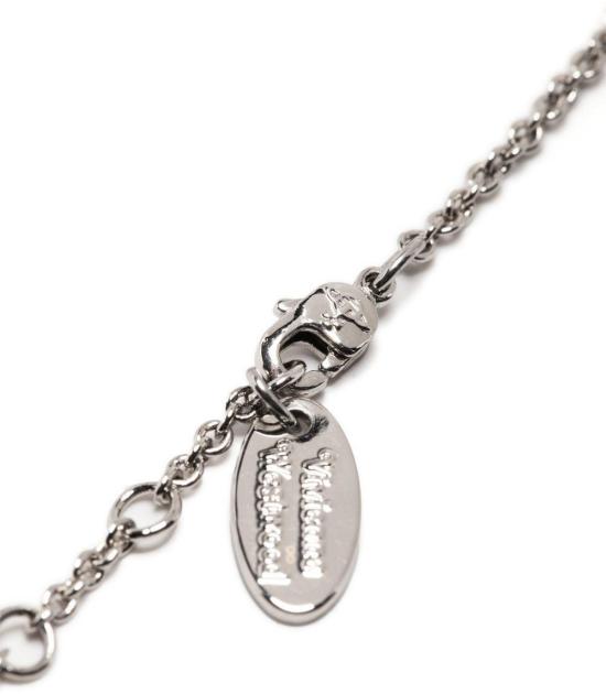 26SS 비비안웨스트우드 아리엘라 ORB 크리스탈 팔찌 6102020QP169 SILVER - VIVIENNE WESTWOOD