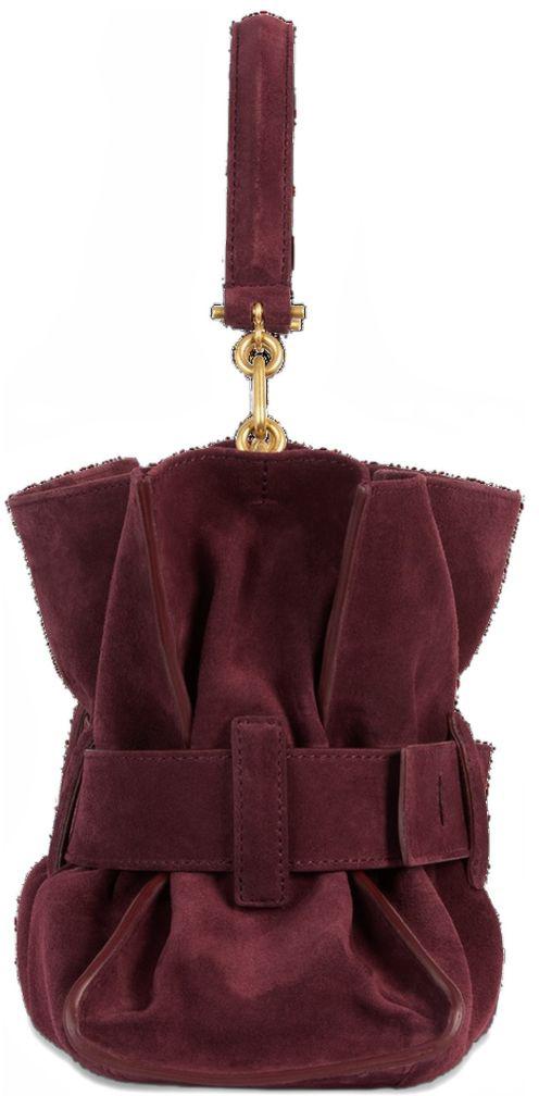 26FW 발망 숄더백 HN1KK990LSDD3GN MAROON - BALMAIN