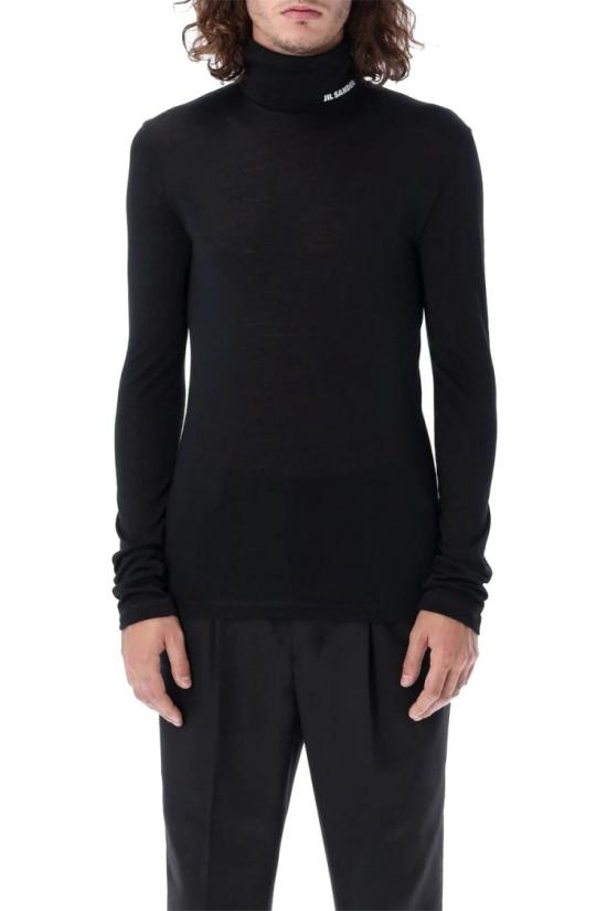25FW 질샌더 터틀넥 2100000564163 Black