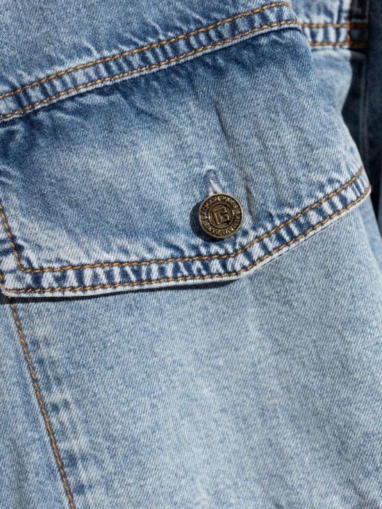 26FW 발망 데님 셔츠 HH1HC160DF976AW LICHTBLUE - BALMAIN
