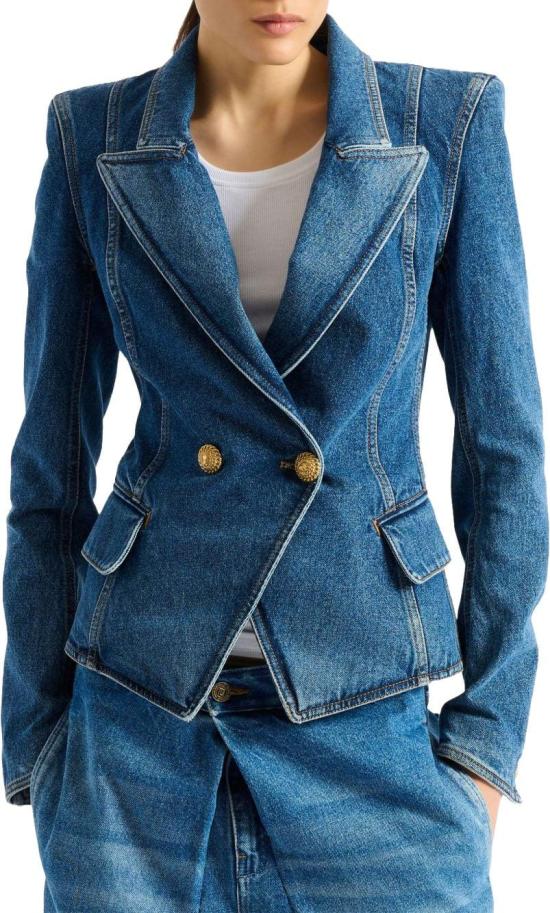 26FW 발망 의류 HF1SG221DG086EX BLUE - BALMAIN