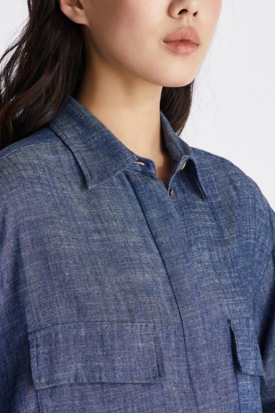 26SS 페트레이 데님 셔츠 8059983272982 Blue - PEUTEREY