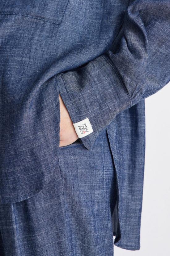 26SS 페트레이 데님 셔츠 8059983272982 Blue - PEUTEREY