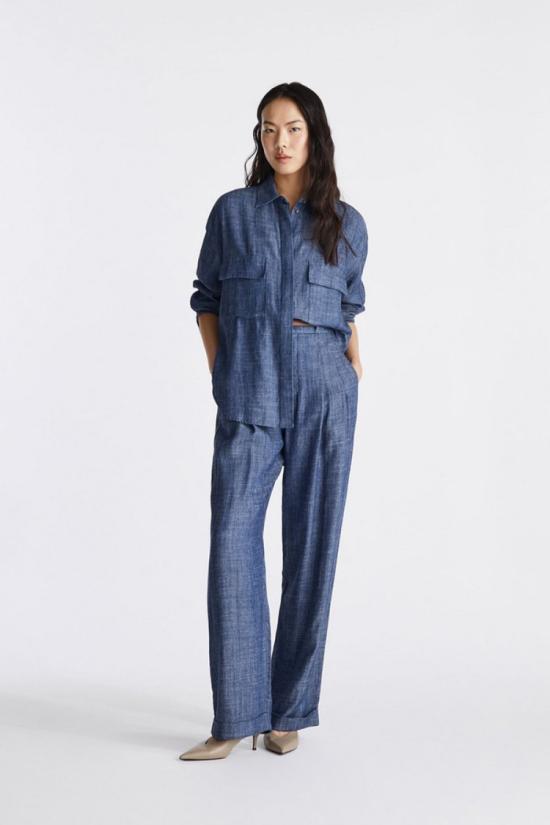 26SS 페트레이 데님 셔츠 8059983272982 Blue - PEUTEREY