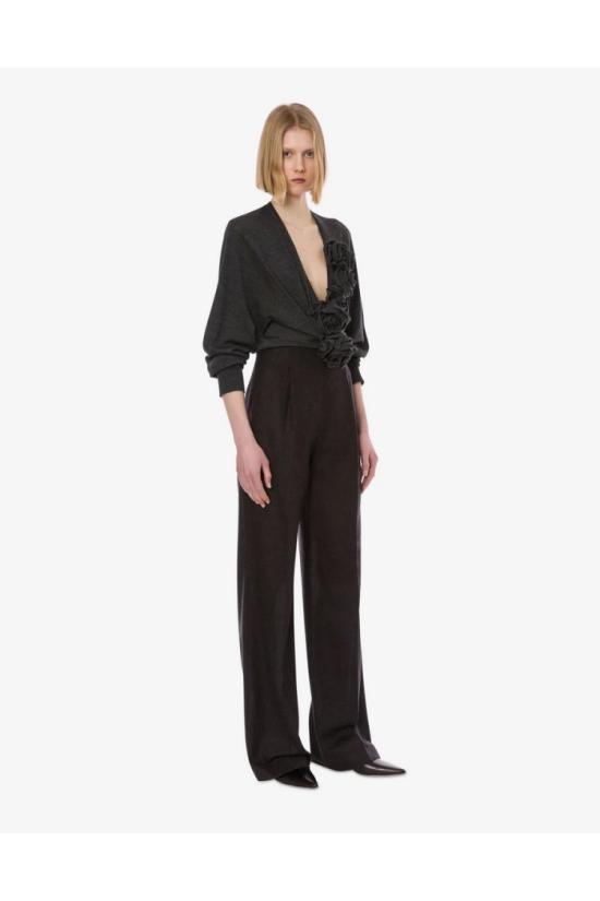 25FW 알베르타 페레티 팔라초 팬츠 889781184938 Black - ALBERTA FERRETTI