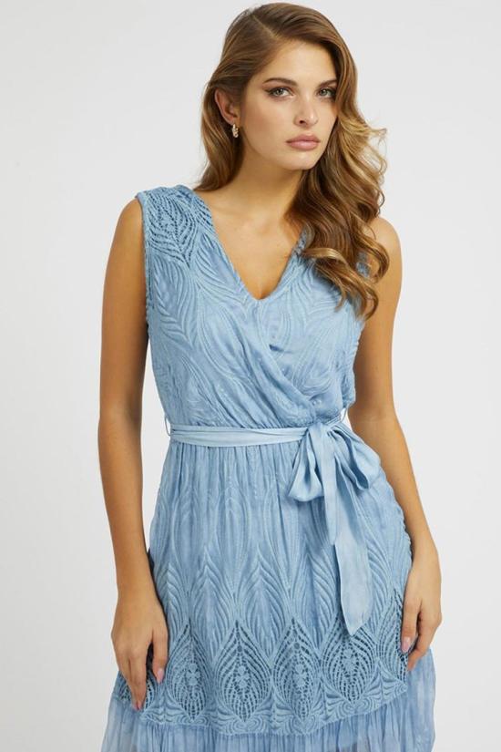  게스 롱 원피스 45037 84811 Blue - GUESS