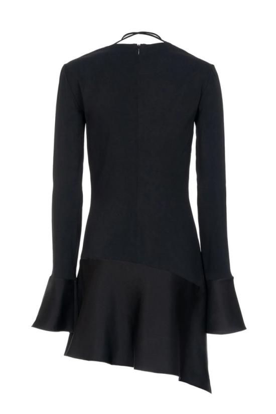 25FW 레 피유 드 에바 숏 원피스 2695000003137 Black - LES FILLES D'EVA