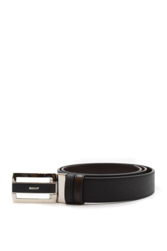  발리 가죽 벨트 45016 84770 Black - BALLY