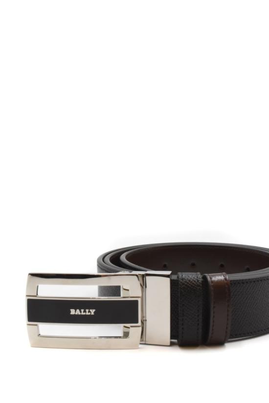  발리 가죽 벨트 45016 84770 Black - BALLY